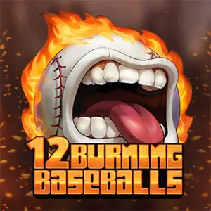 12 burning baseballs slot icon