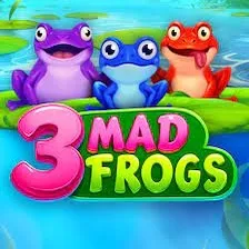 3 mad frogs slot icon