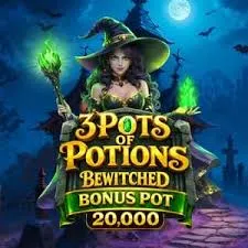 3 pots of potions bewitched bonus pot 20000 slot icon
