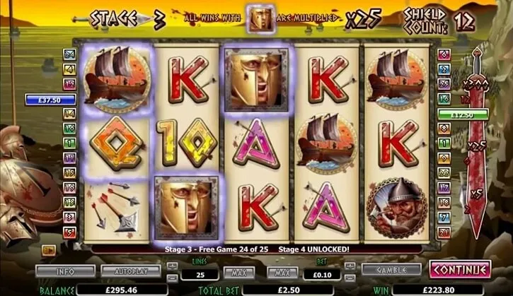 300 shields slot review