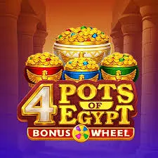 4 pots of egypt bonus wheel slot icon