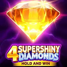 4 supershiny diamonds slot icon
