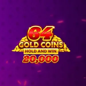 64 gold coins hold and win 20000 slot icon