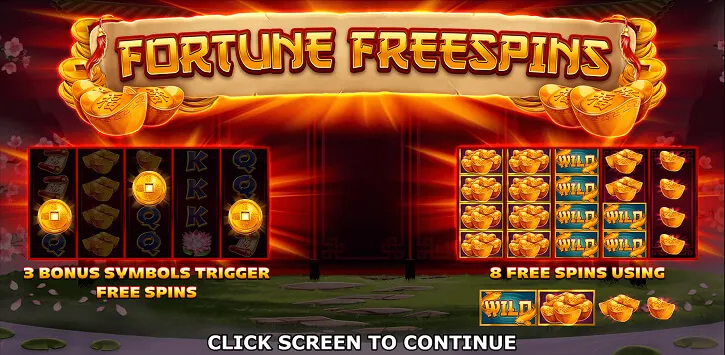 FortuneFreeSpins slot screen