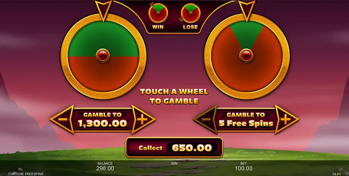 FortuneFreeSpins slot game wheel