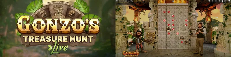 Gonzo’s Treasure Hunt game screens