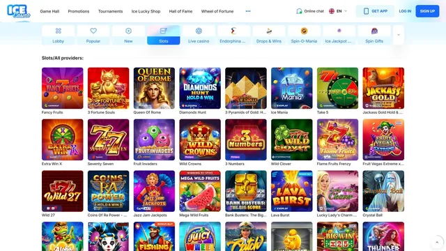 Ice casino slots