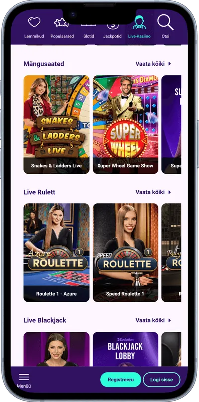 slotbox kasiino mobiliis live mangud