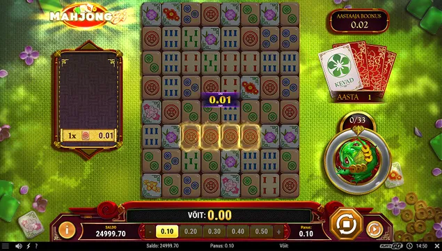 Mahjong88 game EE screen