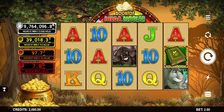 Mega moolah slot game