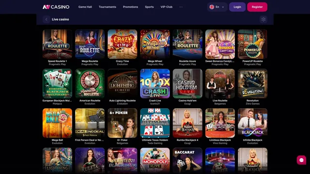 NV Casino live games