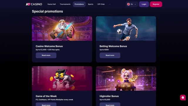 NV Casino promotions