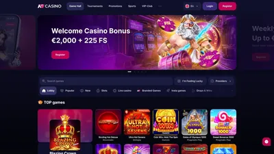 NV Casino website screen