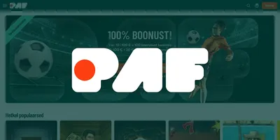 Paf kasiino veebileht logo