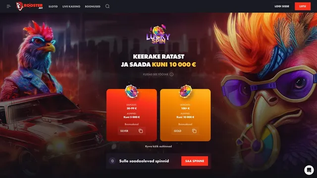 Rooster.bet kasiino luckyspin
