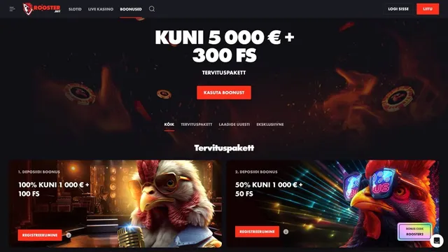 Rooster.bet kasiino promo
