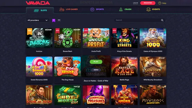 Vavada casino slots