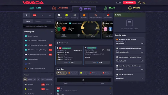 Vavada casino sports