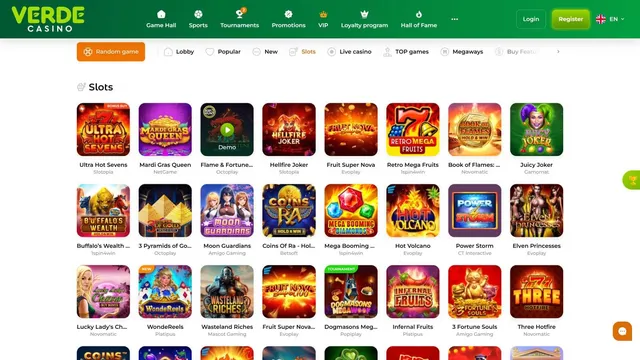Verde casino slots