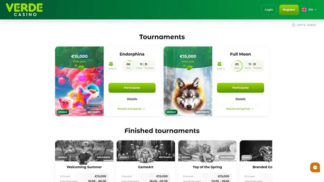 Verde casino tournaments