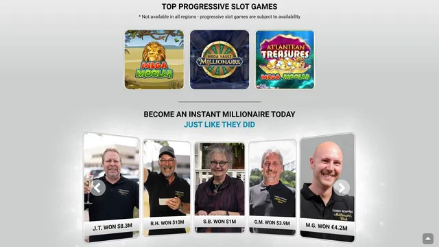 Zodiac casino progressive games