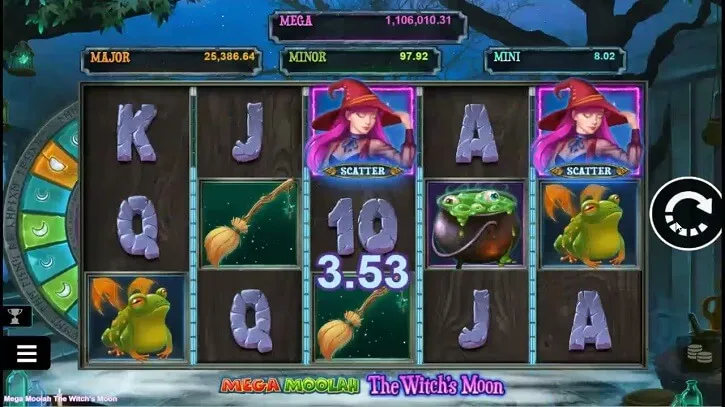 alice in wildland slot screen