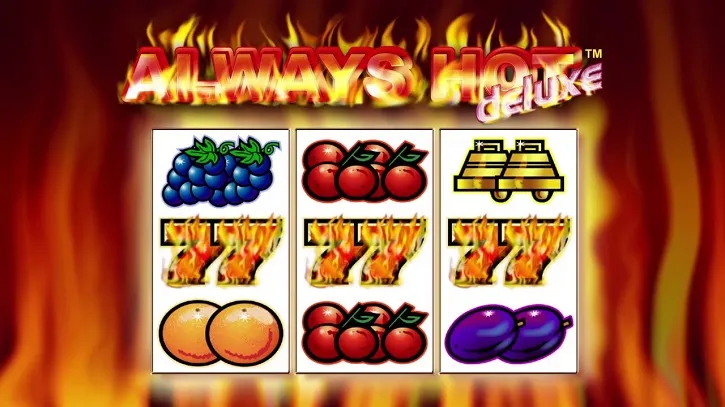 always hot deluxe slot screen