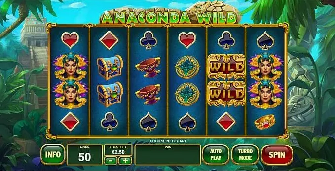 anaconda wild slot screen
