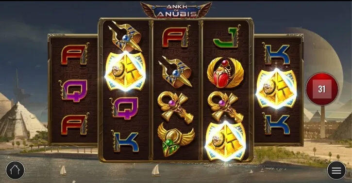 ankh of anubis slot screen