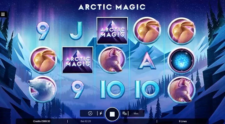 arctic magic slot screen