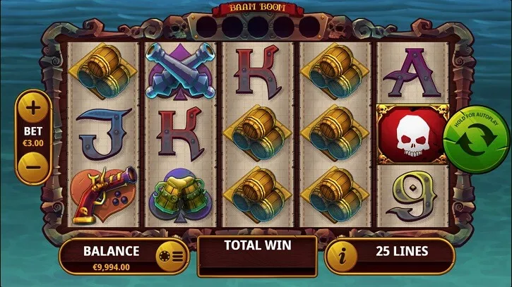 baam boom slot screen