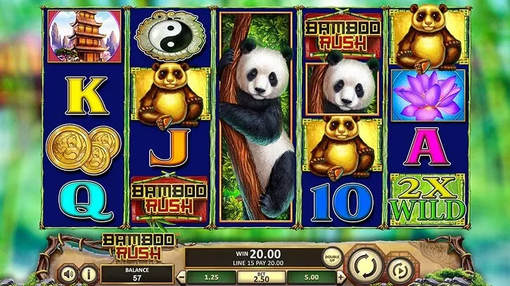 bamboo rush slot screen