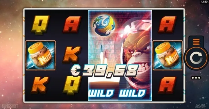 banana odyssey slot screen
