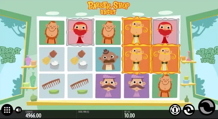 barbershop uncut slot screen