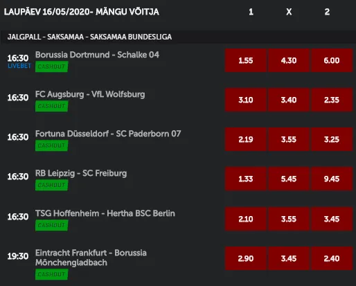betsafe bundesliga on tagasi