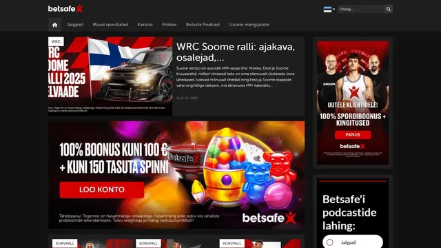 betsafe kasiino blogi
