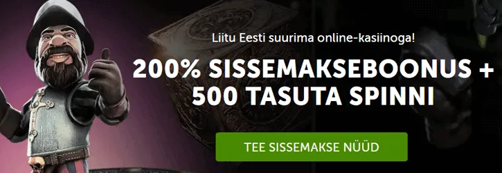betsafe kasiino uus tervitus boonus