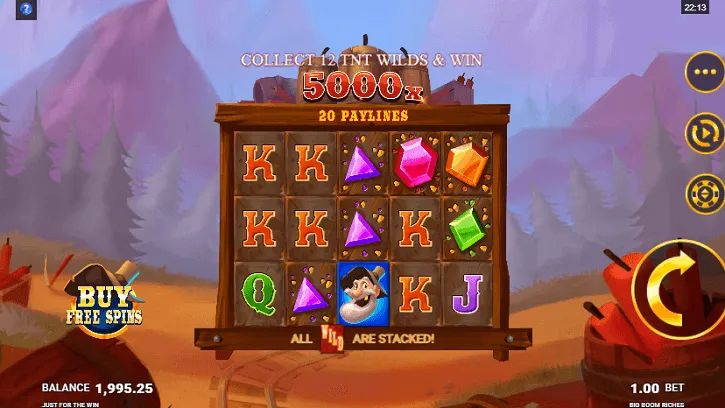 big boom riches slot screen