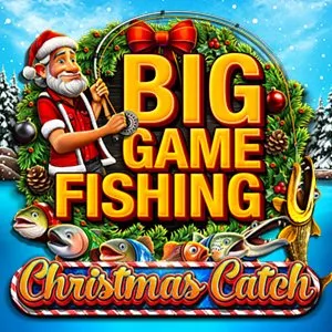 big game fishing christmas catch slot icon