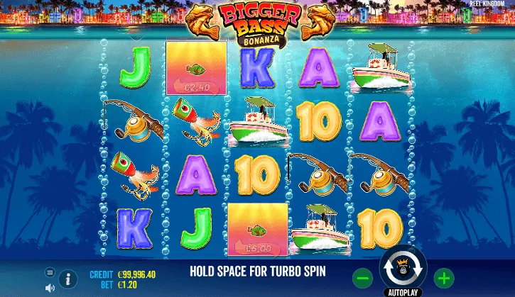 bigger bass bonanza slot screen