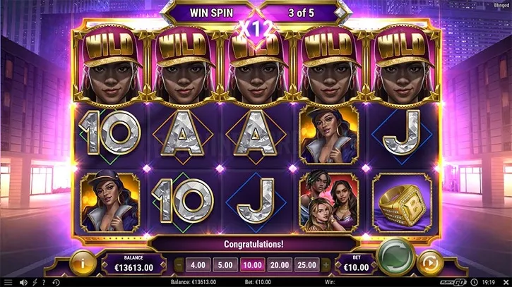 blinged slot screen