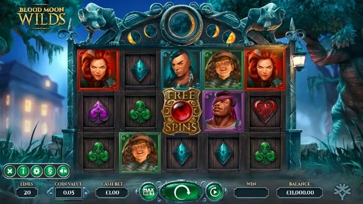 blood moon wilds slot screen