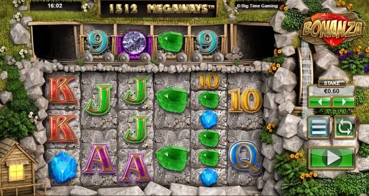 bonanza slot screen