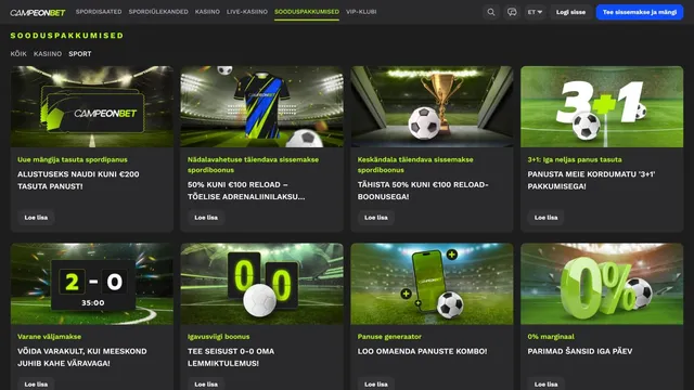 campeonbet spordi kampaaniad