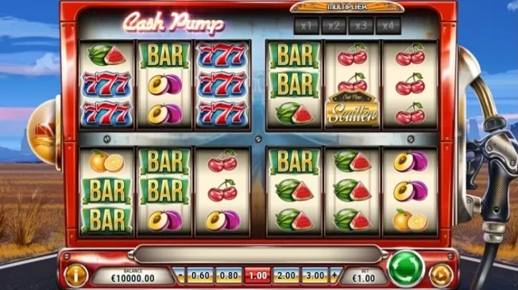 cash pump slot screen