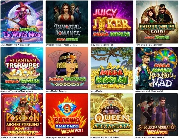 chanz kasiino mega moolah slotid