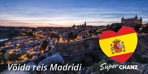 chanz kasiino tasuta reis madriidi