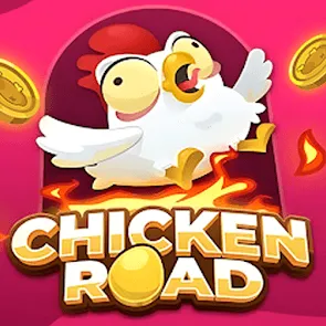 chicken road game icon