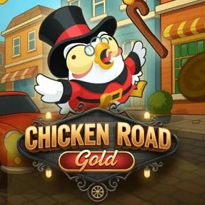 chicken road gold game icon