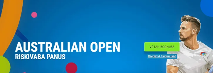 coolbet australian open riskivaba panus kampaania
